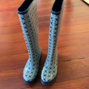 EUC Tory Burch Rain Boots